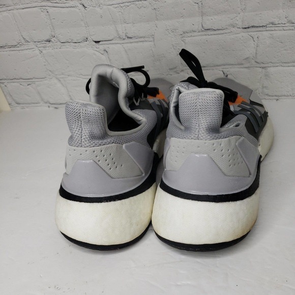 Adidas Mens PWI001001 FW8414 Gray‎ Black Running Shoes Sneakers Size 15. main image 3